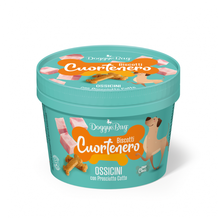 DoggyeBag Cuortenero Ossicini Prosciutto Cotto 150 g DoggyeBag Cuortenero Ossicini Prosciutto Cotto 150 g